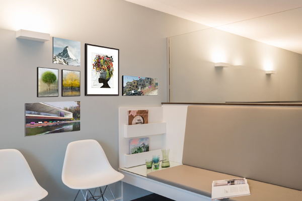 Wandgestaltung Praxisdesign Arztpraxis