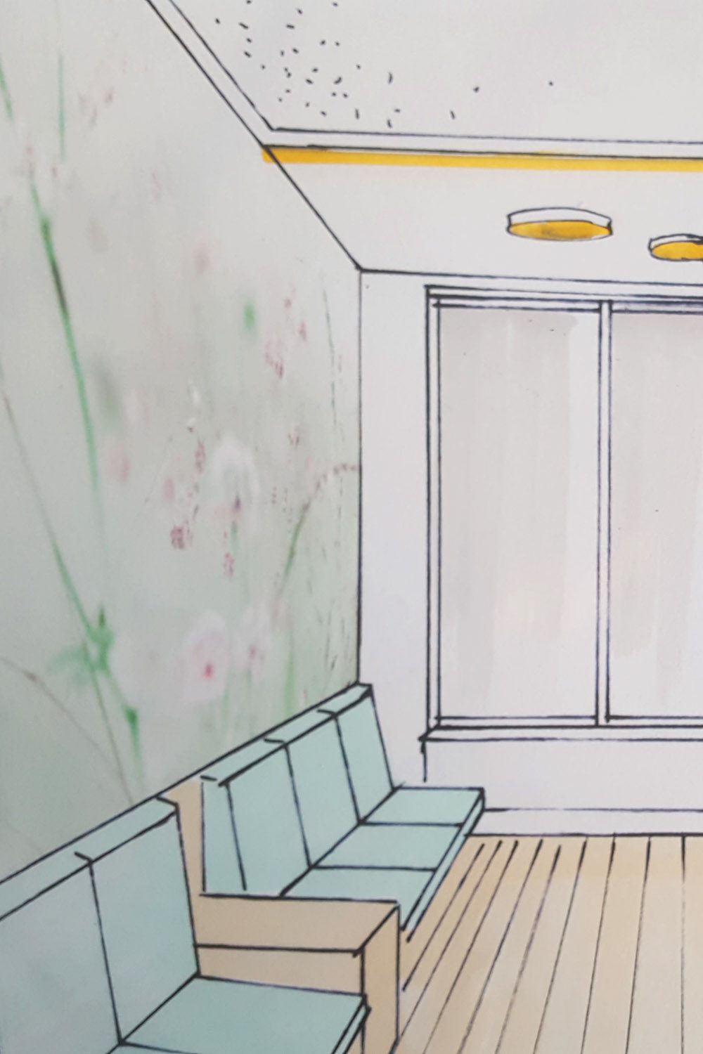 moderne Wartebereiche Krankenhaus